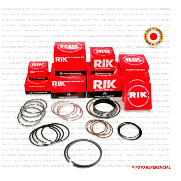 Anillos para chevrolet spark 2006 2016 1.0